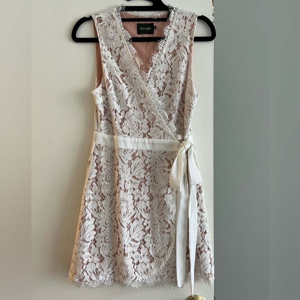 Beautiful lace wrap dress